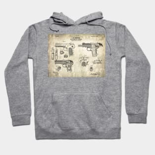 Browning automatic pistol - 1899 Patent - S Hoodie